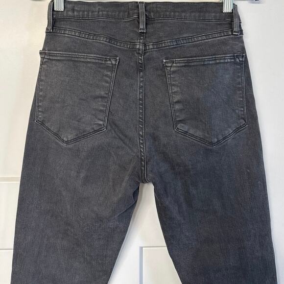 Frame Denim Womens Le High Skinny Jeans Washed Black Size 28 *EUC - Picture 6 of 11